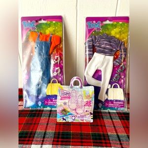 The Fresh Doll Clothes Sets 2 and 1 Pair Real Littles Shoes.